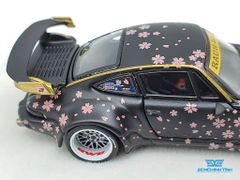 Xe Mô Hình Porsche 964 RWB Open 1:64 PGM Model Limited ( Đen-Sakura)