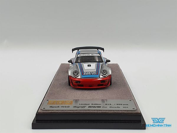 Xe Mô Hình Rauh-Welt RWB 964 Porsche 1:64 PGM ( Bạc )