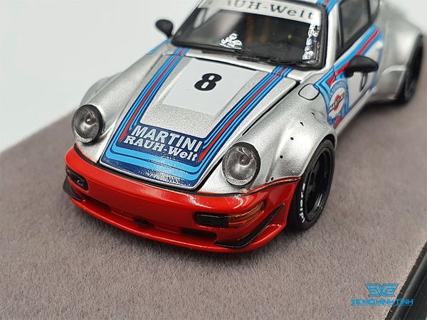 Xe Mô Hình Rauh-Welt RWB 964 Porsche 1:64 PGM ( Bạc )