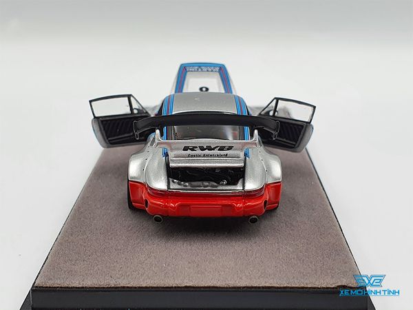 Xe Mô Hình Rauh-Welt RWB 964 Porsche 1:64 PGM ( Bạc )