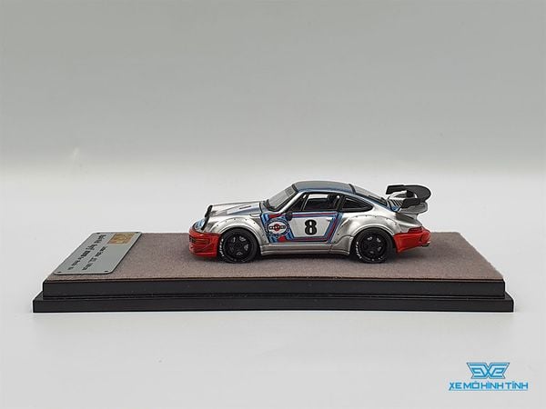 Xe Mô Hình Rauh-Welt RWB 964 Porsche 1:64 PGM ( Bạc )