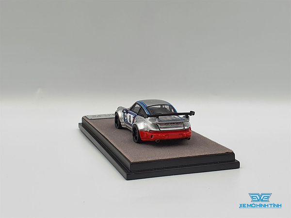 Xe Mô Hình Rauh-Welt RWB 964 Porsche 1:64 PGM ( Bạc )