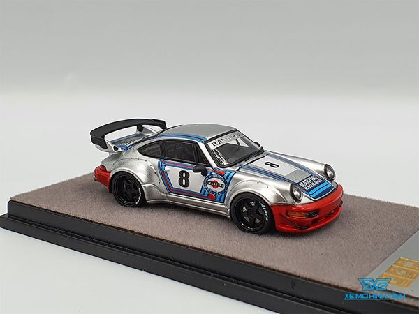Xe Mô Hình Rauh-Welt RWB 964 Porsche 1:64 PGM ( Bạc )