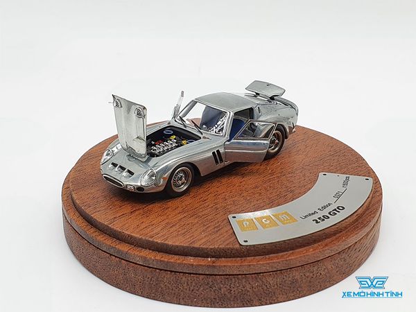 Xe Mô Hình Ferrari 250 GTO 1:64 PGM ( Crom Bản Tròn )