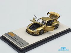 Xe Mô Hình Porsche 993 RWB Limited Đế Chữ Nhật 1:64 PGM ( Vàng )