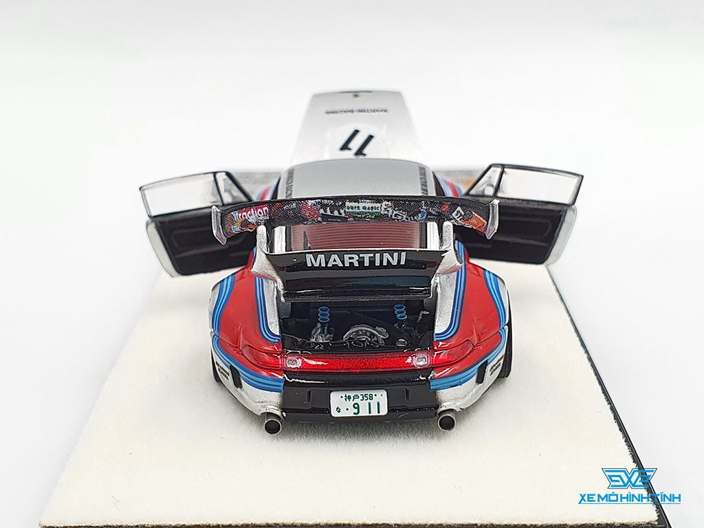 Xe Mô Hình Porsche RWB 993 FullOpen 1:64 PGM ( Martini #11