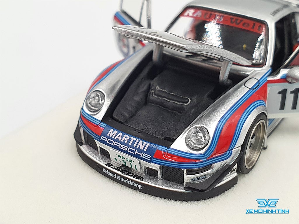 Xe Mô Hình Porsche RWB 993 FullOpen 1:64 PGM ( Martini #11