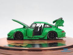 Xe Mô Hình Porsche RWB 993 Full Open 1:64 PGM ( Xanh Lá)