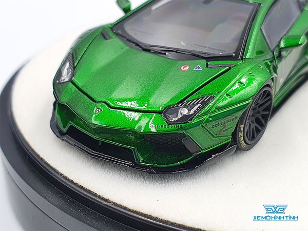 Xe Mô Hình Lamborghini Avantador Limited 1:64 PGM ( Xanh Lá )