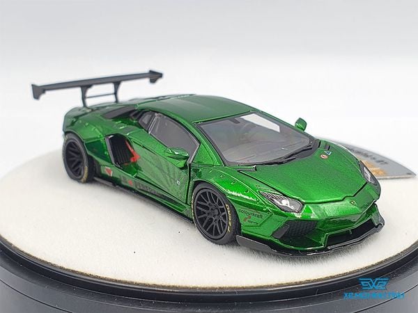 Xe Mô Hình Lamborghini Avantador Limited 1:64 PGM ( Xanh Lá )