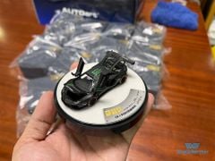 Xe Mô Hình Lamborghini Aventador FullOpen Box Tròn 1:64 PGM ( Đen Monster )