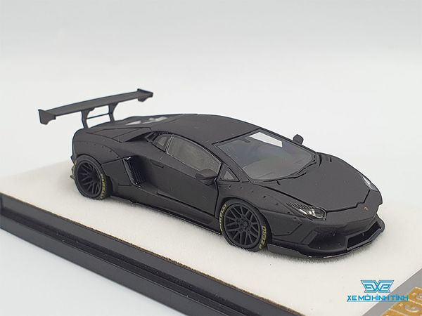 Xe Mô Hình Lamborghini Aventador LP400-4 LB Performance Limited 1:64 PGM ( Đen Nhám )