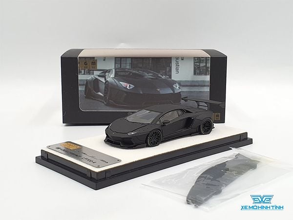 Xe Mô Hình Lamborghini Aventador LP400-4 LB Performance Limited 1:64 PGM ( Đen Nhám )