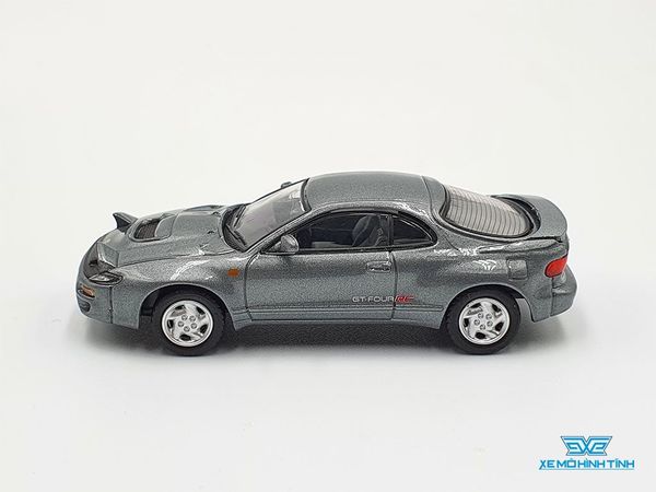 Xe Mô Hình Toyota Celica GT-Four (ST185) 1:64 Pop Race ( Xám )