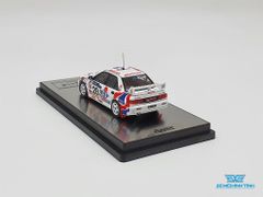 Xe Mô Hình Mitsubishi Lancer Evolution III #28 Hong Kong - Beijing 555 Rally 1996 1:64 Inno Model ( Trắng )