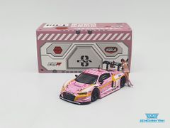 Xe Mô Hình Audi R8 LMS Production Model Custom Type-08 X Works R8 1:64 Pop Race ( Hồng )