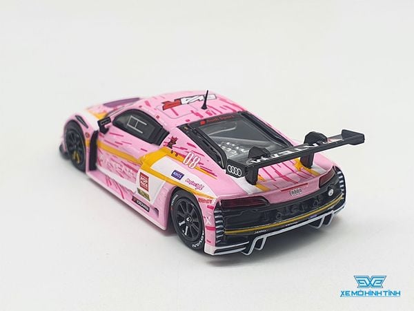 Xe Mô Hình Audi R8 LMS Production Model Custom Type-08 X Works R8 1:64 Pop Race ( Hồng )