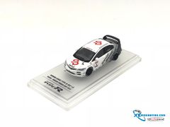 Xe Mô Hình Honda Civic Type-R FD2 #4 ''BRIDE'' Magen Power Cup Civic One Make Race 2012 1:64 Inno Model ( Trắng )