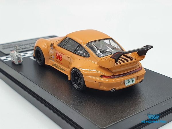 Xe Mô Hình Porsche 993 Idlers #98 Limited 1:64 Adriana ( Màu Da )