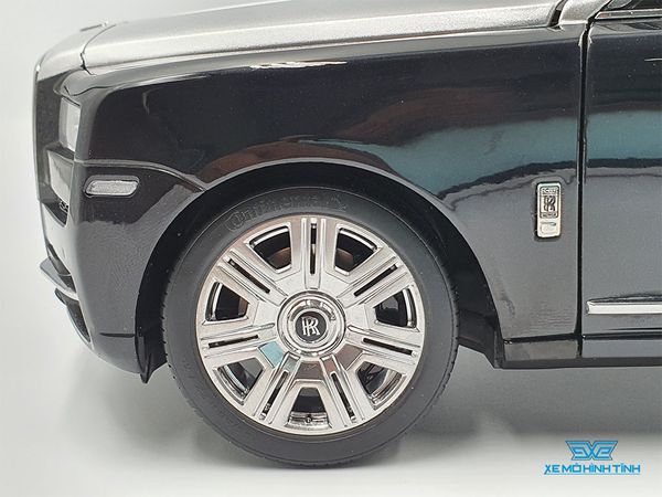 Xe Mô Hình Rolls-Royce Cullinan 1:18 OEM ( Đen Mui Bạc )