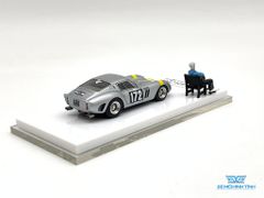 Xe Mô Hình Ferrari 250GTO + Figure 1:64 JEC ( Bạc Viền Vàng )