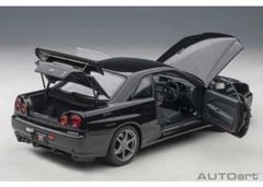 Xe Mô Hình Nissan Skyline GT-R ( R34 ) V-SPEC II 1:18 AUTOart (Đen)