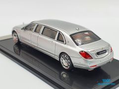 Xe Mô Hình Mercedes - Maybach S600 Pullman 1:64 Stance Hunters (Bạc)