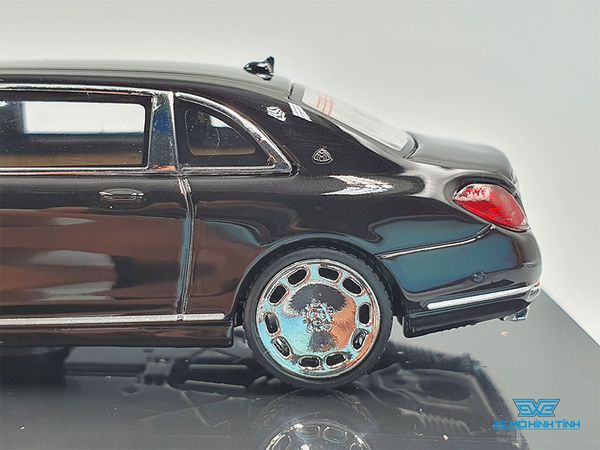 Xe Mô Hình Mercedes - Maybach S600 Pullman 1:64 Stance Hunters (Đen)