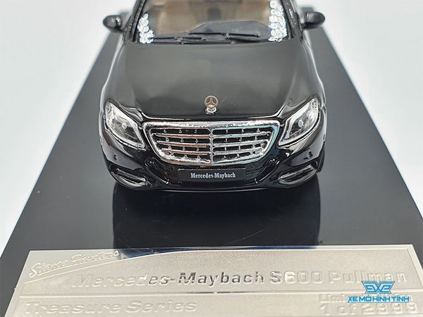 Xe Mô Hình Mercedes - Maybach S600 Pullman 1:64 Stance Hunters (Đen)