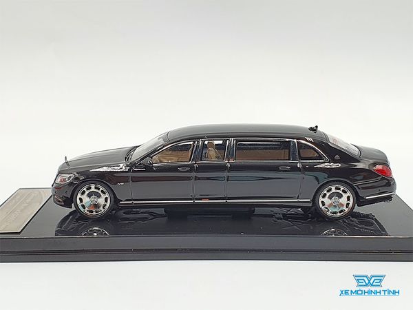 Xe Mô Hình Mercedes - Maybach S600 Pullman 1:64 Stance Hunters (Đen)