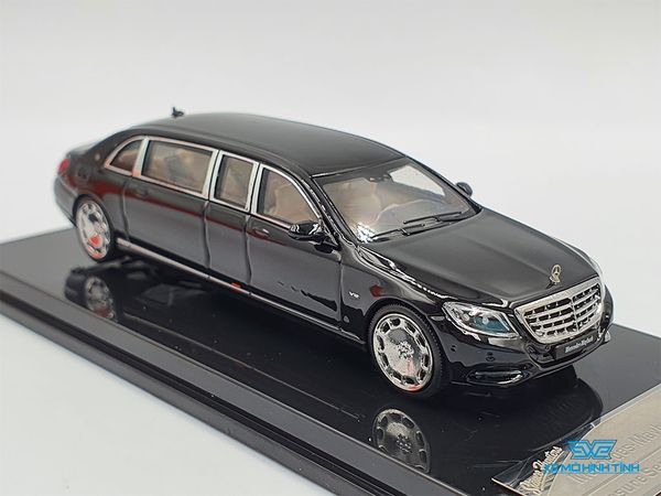 Xe Mô Hình Mercedes - Maybach S600 Pullman 1:64 Stance Hunters (Đen)