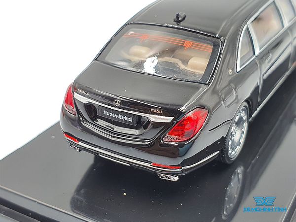 Xe Mô Hình Mercedes - Maybach S600 Pullman 1:64 Stance Hunters (Đen)