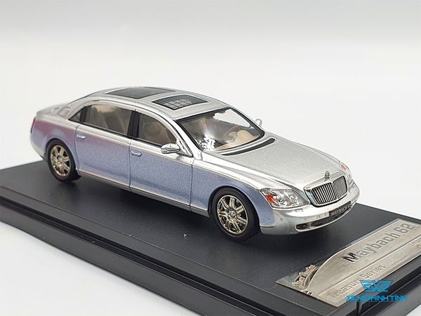 Xe Mô Hình Mercedes-Benz Maybach 62 1:64 Stance Hunters ( Bạc )