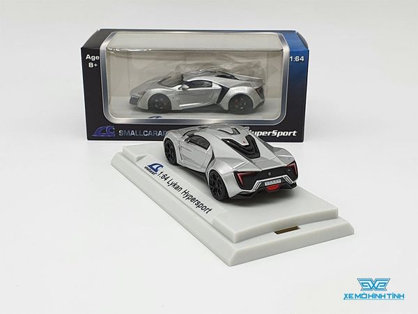 Xe Mô Hình Lykan Hypersport 1:64 Smallcarart ( Bạc )