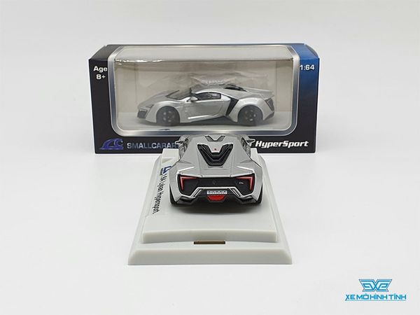 Xe Mô Hình Lykan Hypersport 1:64 Smallcarart ( Bạc )