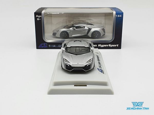 Xe Mô Hình Lykan Hypersport 1:64 Smallcarart ( Bạc )