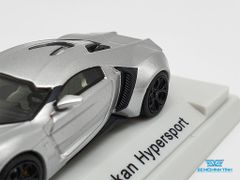 Xe Mô Hình Lykan Hypersport 1:64 Smallcarart ( Bạc )