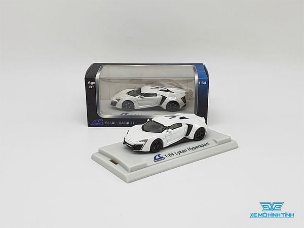 Xe Mô Hình Lykan Hypersport 1:64 Smallcarart ( Trắng )