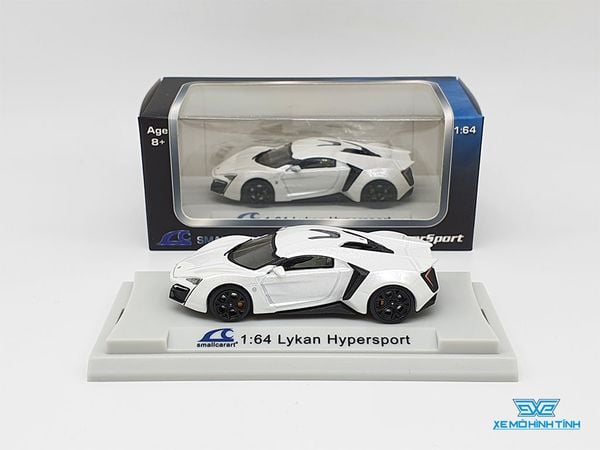 Xe Mô Hình Lykan Hypersport 1:64 Smallcarart ( Trắng )