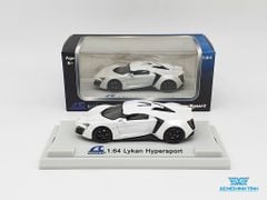 Xe Mô Hình Lykan Hypersport 1:64 Smallcarart ( Trắng )