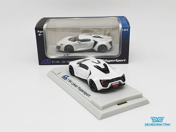 Xe Mô Hình Lykan Hypersport 1:64 Smallcarart ( Trắng )