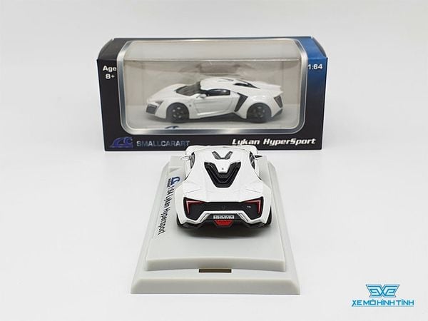 Xe Mô Hình Lykan Hypersport 1:64 Smallcarart ( Trắng )