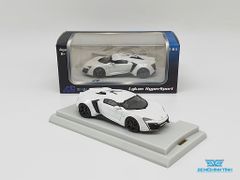 Xe Mô Hình Lykan Hypersport 1:64 Smallcarart ( Trắng )