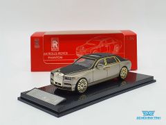 Xe Mô Hình Rolls-Royce Phantom 1:64 Collector's Model (Nâu Mui Đen Viền Vàng)