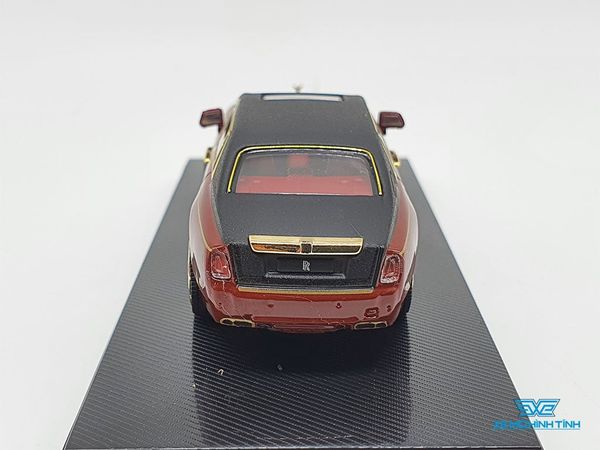 Xe Mô Hình Rolls-Royce Phantom 1:64 Collector's Model (Đỏ Mui Đen Viền Vàng)