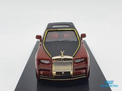 Xe Mô Hình Rolls-Royce Phantom 1:64 Collector's Model (Đỏ Mui Đen Viền Vàng)