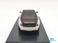Xe Mô Hình Rolls-Royce Phantom 1:64 Collector's Model (Trắng Mui Đen Viền Vàng)