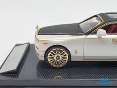 Xe Mô Hình Rolls-Royce Phantom 1:64 Collector's Model (Trắng Mui Đen Viền Vàng)