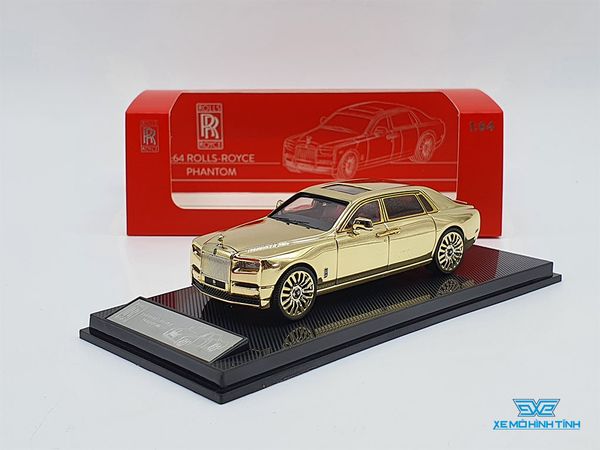 Xe Mô Hình Rolls-Royce Phantom 1:64 Collector's Model (Vàng Crom)