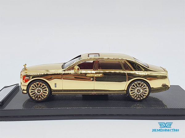 Xe Mô Hình Rolls-Royce Phantom 1:64 Collector's Model (Vàng Crom)